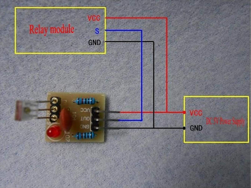 5V Laser Receiver Sensor Detection Module Non-Modulator Tube for Arduino Geekstory(Pack of 5)