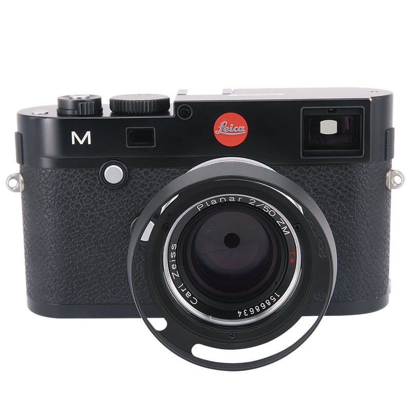 Haoge LH-ZV09 Round Metal Lens Hood Compatible with Carl Zeiss C Biogon T 4.5/21 21mm f4.5 ZM, C Sonnar T 1.5/50 50mm f1.5 ZM Lens Round - Black