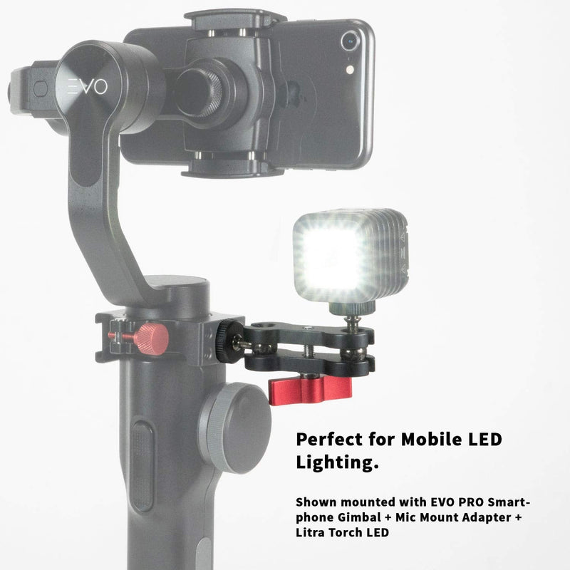 EVO Gimbals Mini Pro-Mount Swivel Magic Arm - ¼-20 UNC Swivel Arm Mounting Arm Adapter for Camera Lights, Microphones and Accessories.