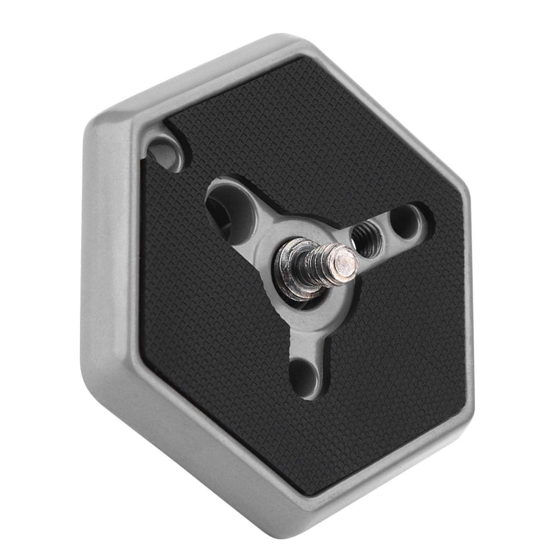 Akozon Hexagonal Quick Release Plates 3049 1/4 " Screw Adapter Camera Accessories for Manfrotto 030-14 RC0 3063 Photo Studio Accessories Manfrotto 3038 3039 3047 3055 3055S 3063
