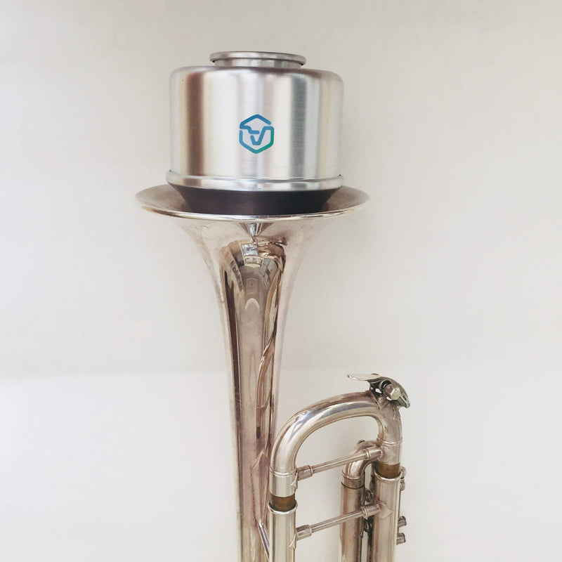 Ashtonn Wah Wah Cork Mute Trumpet - Wow Wow Easy Blow Aluminum Tube Harmonic Brass Bubble Mutes for Jazz and Classic