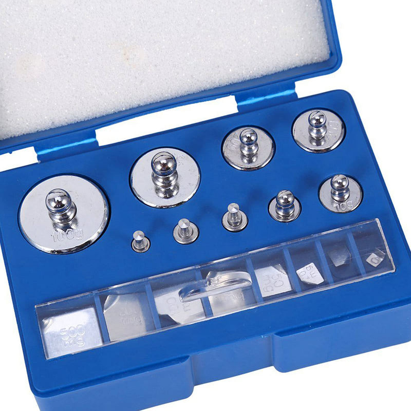 [AUSTRALIA] - 17 Pcs Calibration Weights Set, 10mg-100g Grams Weights Calibration, Precision Stainless Steel Calibration Weight Kit, Scale Calibration Weight Kit for Digital Balance Scale, Jewellery Scale 