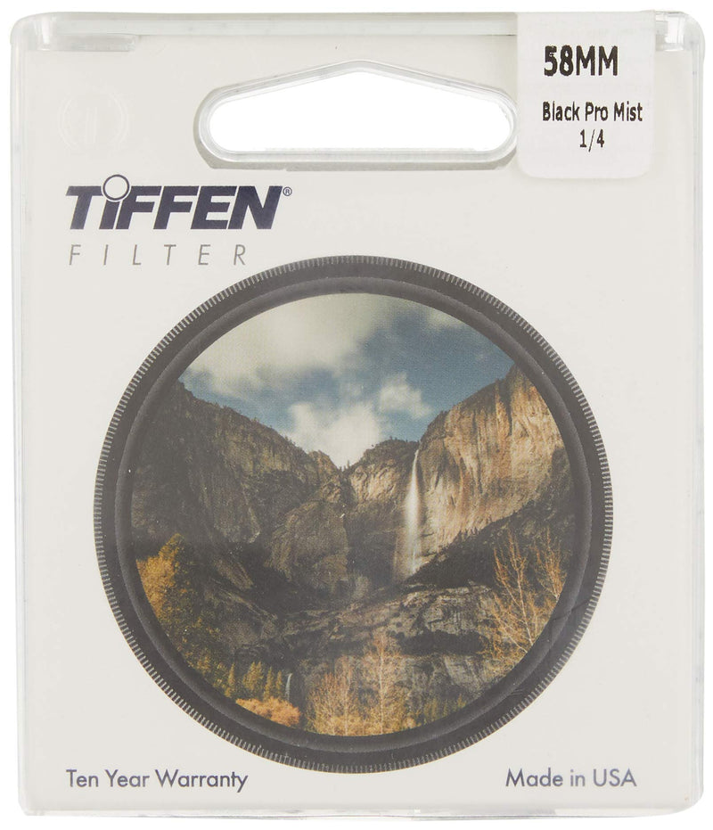 [AUSTRALIA] - Tiffen 58BPM14 58mm Black Pro-Mist 1/4 Filter Single 
