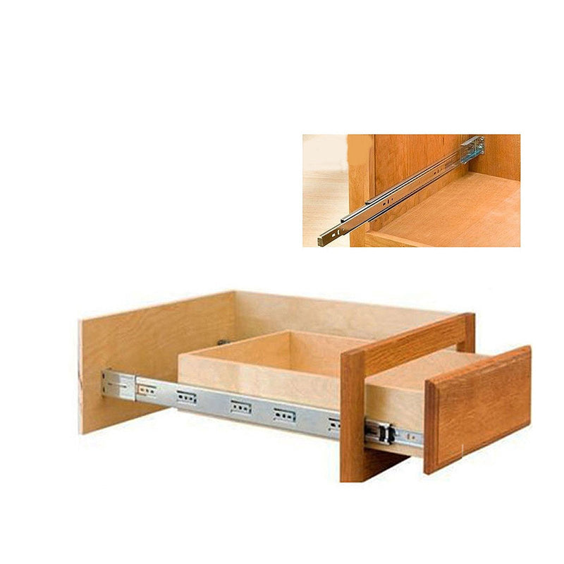 [AUSTRALIA] - 5 Pair Knobonly Rear Mount Drawer Slides Brackets for Cabinet with Frame Rear Mounting Brackets 5 Pair 