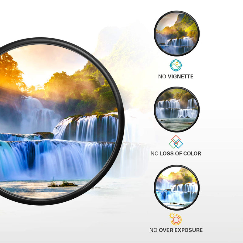[AUSTRALIA] - Polaroid Optics 77mm 3-Piece Filter Kit Set [UV,CPL,FLD,& Neutral Density] includes Nylon Carry Case – Compatible w/ All Popular Camera Lens Models 