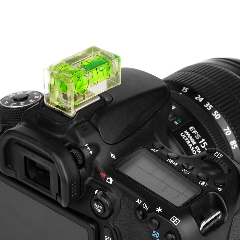 [AUSTRALIA] - Anwenk Hot Shoe Level Camera Bubble Level Hot Shoe Spirit Level Hot Shoe Cover (Includes 3 Axis Bubble Level, 2 Axis Bubble Level and 1 Axis Hot Shoe Cover) Combo Pack Hot Shoe Level 1+2 +3 Axis 