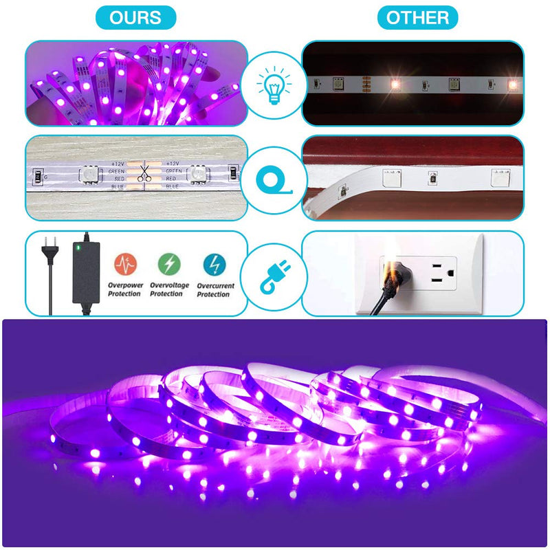 [AUSTRALIA] - LED Strip Lights, IKERY WiFi APP Control 32.8ft Smart RGB Light Strips Compatible with Alexa Google Assistant, Music Sync Color Changing Tape Lights for Room, Kitchen, TV, Party, Home Decoration 