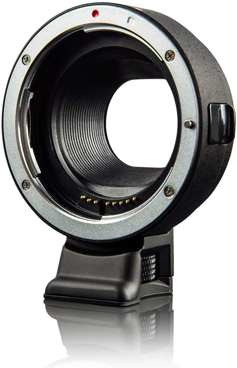 EF-EOS M Lens Mount Adapter Autofocus Lens Converter Control Ring Compatible with EF/EF-S Series Lens and EOS-M Cameras M2 M3 M5 M6 M10 M50 M100