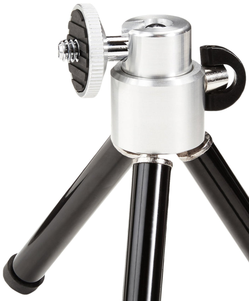 Amazon Basics Lightweight Adjustable Mini Tripod Stand - Pack of 4, 5 - 7.5 Inches, Black 4-Pack