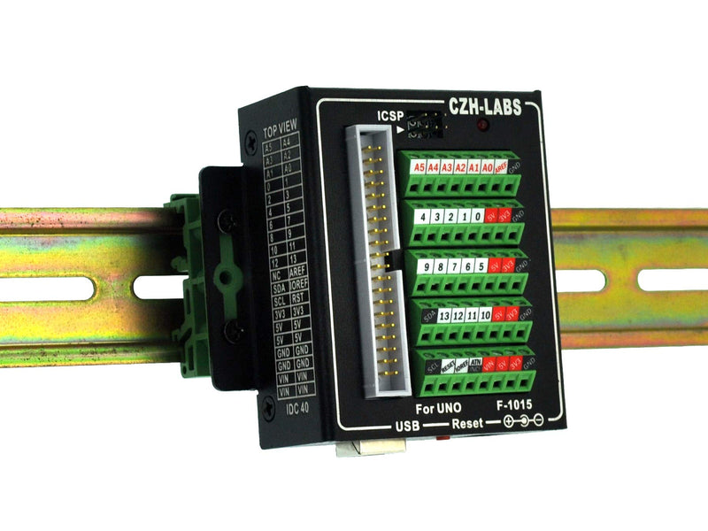 UNO Screw Terminal Block Breakout Module with Aluminum Enclosure, for UNO R3.