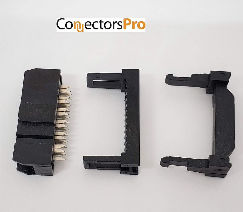 Pc Accessories - Connectors Pro 25-Pack 2X6 12P FC 2.54mm 0.1" Pitch Dual Row IDC Sockets for Flat Ribbon Cable, 12 Pins Female Connectors 25-PK