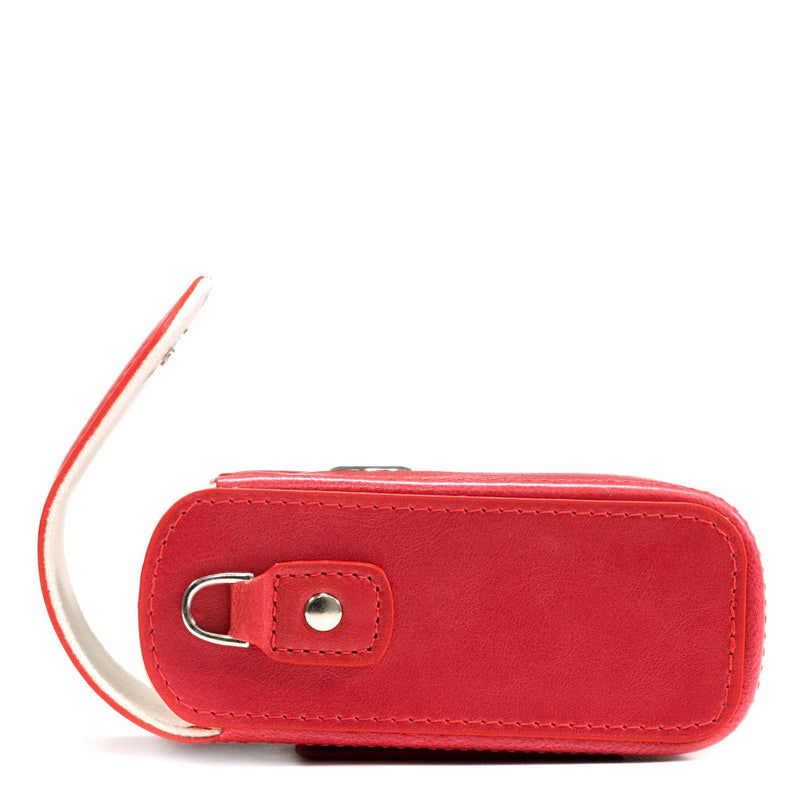 MegaGear Leather Camera Case with Strap Compatible with Canon PowerShot G7 X Mark III, G7 X Mark II, G7 X Red