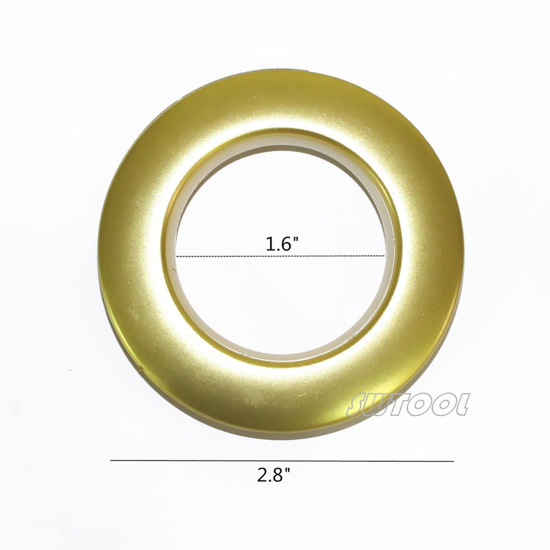 Selling Wonderful 1-9/16-Inch Inner Diameter Plastic Curtain Grommets 20-Pack (Champagne) Champagne 20PCS