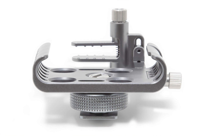 KONDOR BLUE T5 SSD Holder w/Cold Shoe Mount for Z CAM S6 F6 F8 BMPCC4K/6K. Compatible with Any cage or hot Shoe. Made for Samsung T5 Media Drives commonly Used with Kondor Blue USB C Cable.