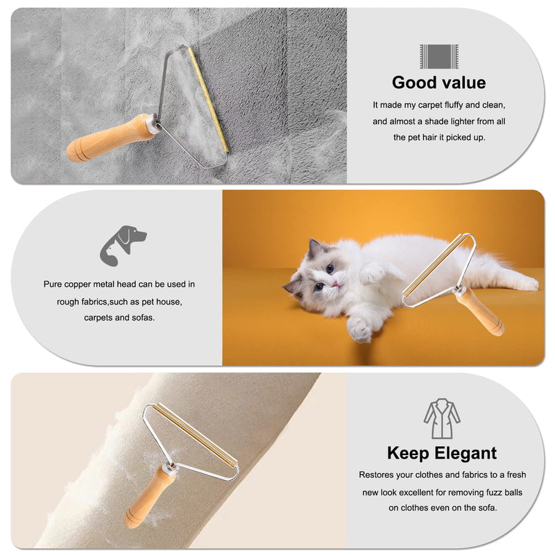 2 Packs Pet Hair Remover, Uproot Cleaner Pro Pet Hair, Lint Cleaner Pro, Portable Lint Remover for Carpet Dog Cat Hair Remover, Lint Scraper Tool