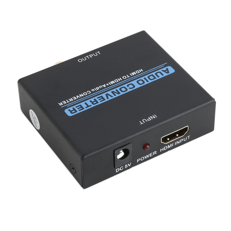 IO Crest Digital HDMI Audio Extractor Converter SPDIF + 3.5MM Output Supports HDCP 2.2, Dolby Digital/DTS Passthrough