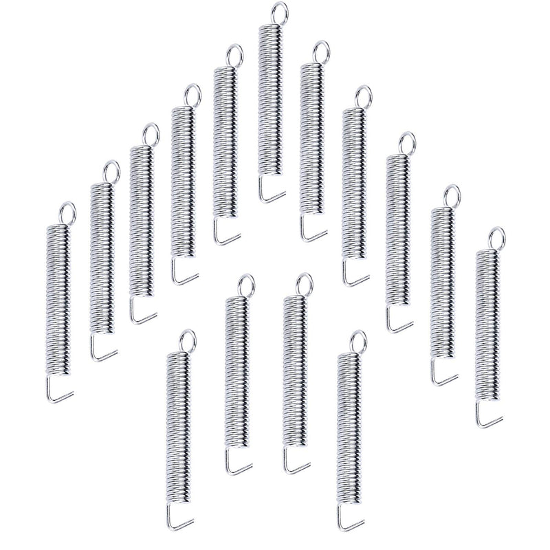 S-Mechanic Pack of 15 Tremolo Springs Noiseless Electric Guitar Tremolo Bridge Springs for Stratocaster (Silver)