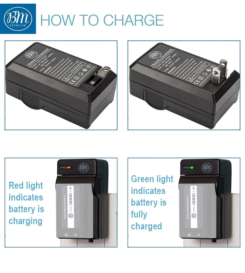 BM VW-VBD58, VBD78, VBD98 Battery Charger (AG-B23 Replacement) for Panasonic AG-VBR59, BGH1, HC-X1, HC-X1500, HC-X2000, AG-CX10, AG-CX350, AG-UX180, AG-AC30, AG-UX90, DVX200, HC-MDH3E, AJ-PX270, PX230