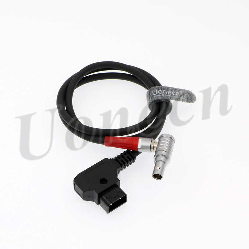 Uonecn for Anton Bauer Power Cable for Zacuto Gratical Eye Viewfinder D-Tap to Right Angle 2 Pin Male Rotate 180 Degree 28''