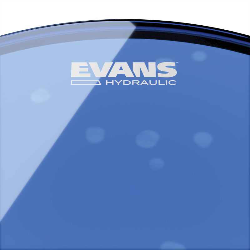 Evans BD22HB Hydraulic 22-inch Bass Drum Head Blue 22 inch