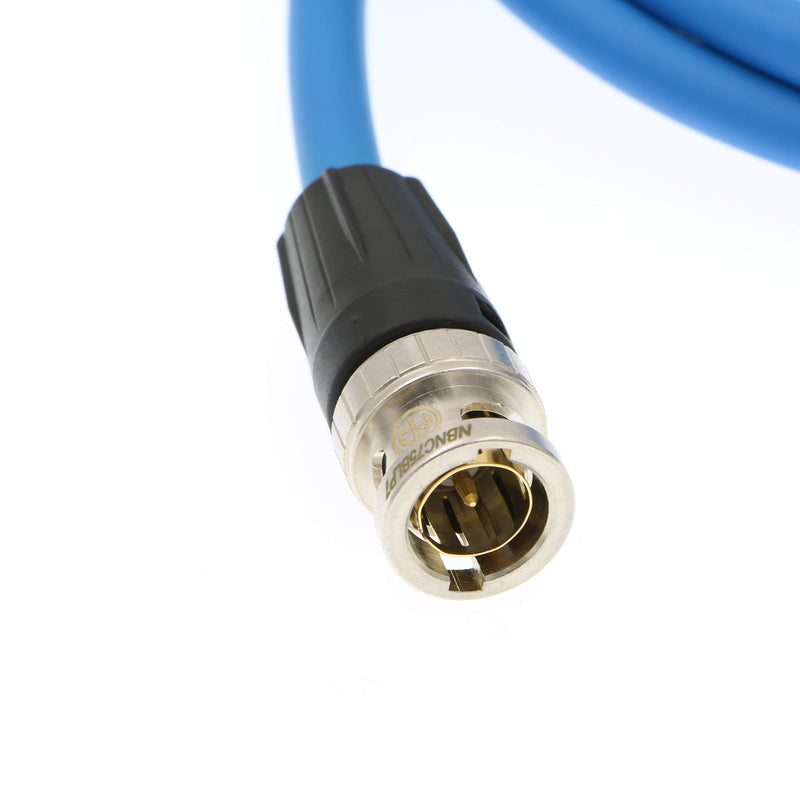 Alvin's Cables 12G HD SDI Video Coaxial Cable BNC Male to Male for 4K Video Camera 1M Blue 1M