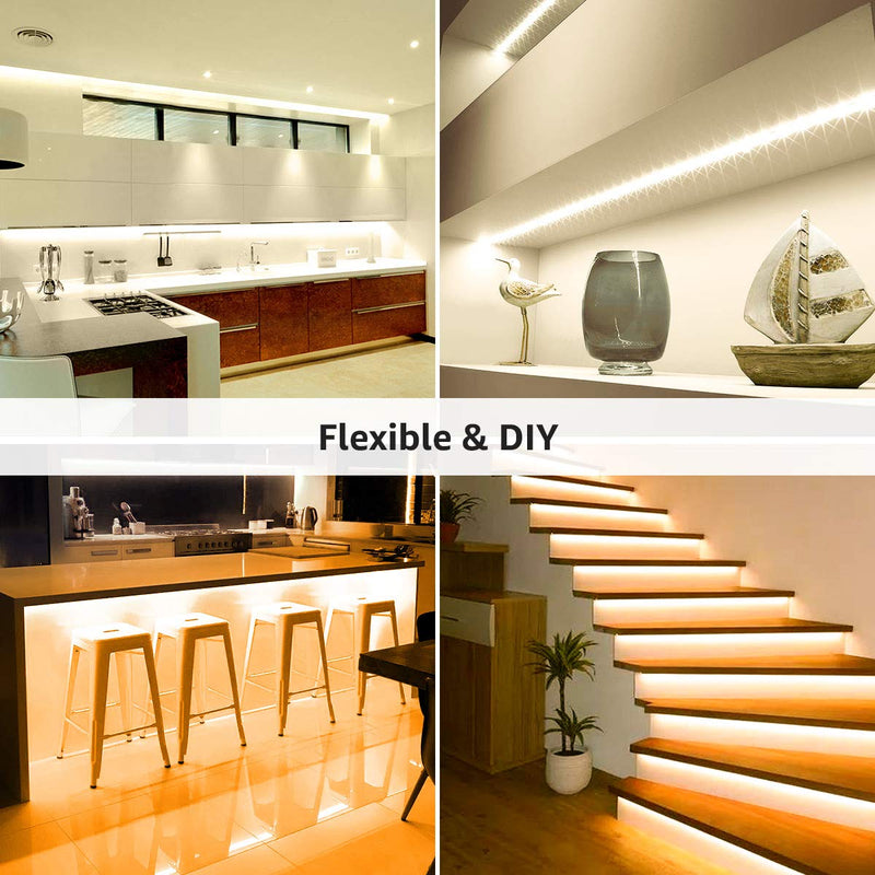 [AUSTRALIA] - Lepro LED Strip Light, 3000K-6000K Tunable White, Dimmable Bright LED Tape Lights, 300 LEDs 2835, Strong 3M Adhesive, Suitable for Home, Kitchen, Under Cabinet, Bedroom 16.4ft 