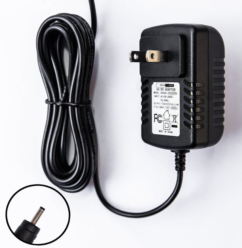 Omnihil 8 Feet AC/DC Power Adapter Compatible with BEATIT TECH 600A Peak 14000mAh 12-Volt Portable Car Jump Starter