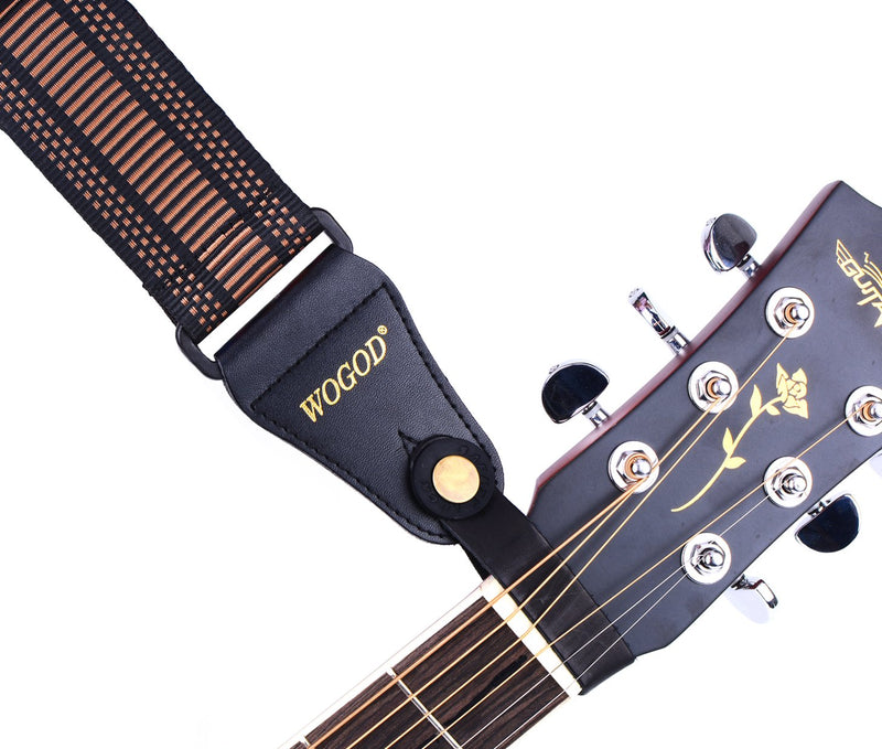 Guitar Strap Bass Electric Guitar Straps Nylon Guitar Shoulder Strap (Guitar Strap-Coffee) Guitar Strap-Coffee