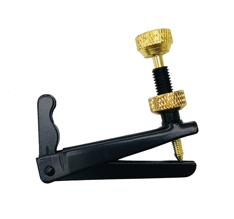 MI&VI Cello Fine Tuners Adjusters - Stainless Steel 4 Pcs (Gold/Black - 1/2 Size) Gold/Black - 1/2 Size