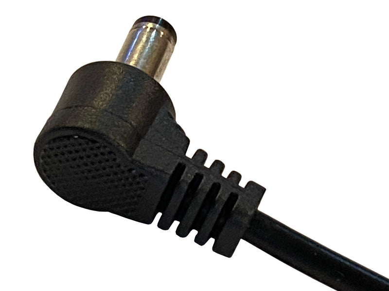 [AUSTRALIA] - 2 Pack of 1 Foot Right Angle DC Power 5.5mm x 2.1mm Patch Cables Wire Male to Male Patch Cables 
