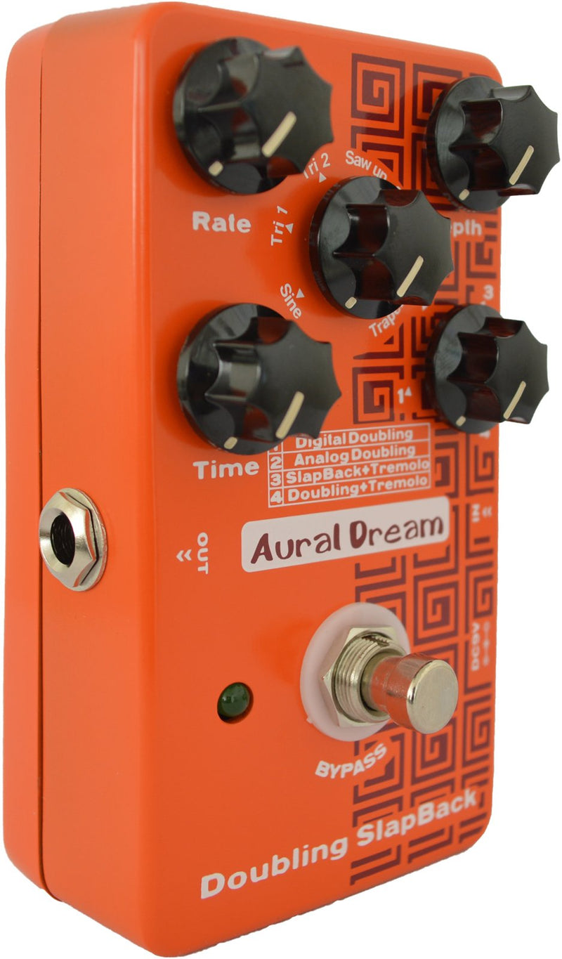 [AUSTRALIA] - Leosong Aural Dream Doubling Slapback Guitar Effect pedal includes 4 modes and 6 modulation waveforms 