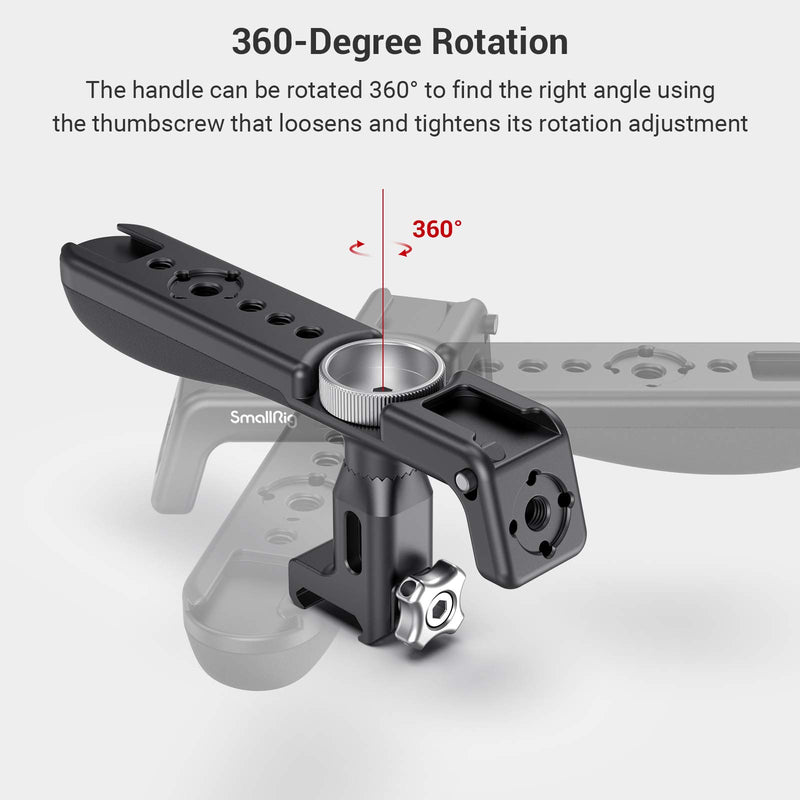 SMALLRIG Lightweight Top NATO Handle with Quick Release NATO Rail for Camera Cage - 2950