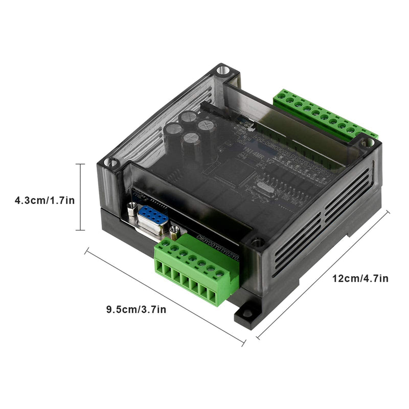 PLC Programmable Logic Controller,DC 24V PLC Regulator Controller for Signal Interface Switching,FX1N-14MR Industrial Control Board