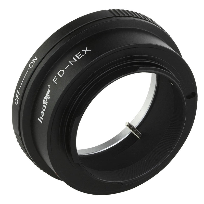 Haoge Lens Mount Adapter for Canon FD Mount Lens to Sony E Mount NEX Camera Such as a3000 a3500 a5000 a5100 a6000 a6400 a6500 A7 A7R A7S A7II A7RII A7SII A7III A7RIII A9 VG30 VG900 FS700 FS7 FS5