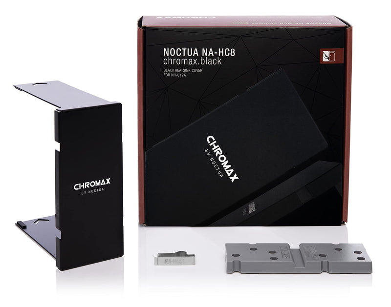 Noctua NA-HC8 chromax.Black, Heatsink Cover for NH-U12A (Black)