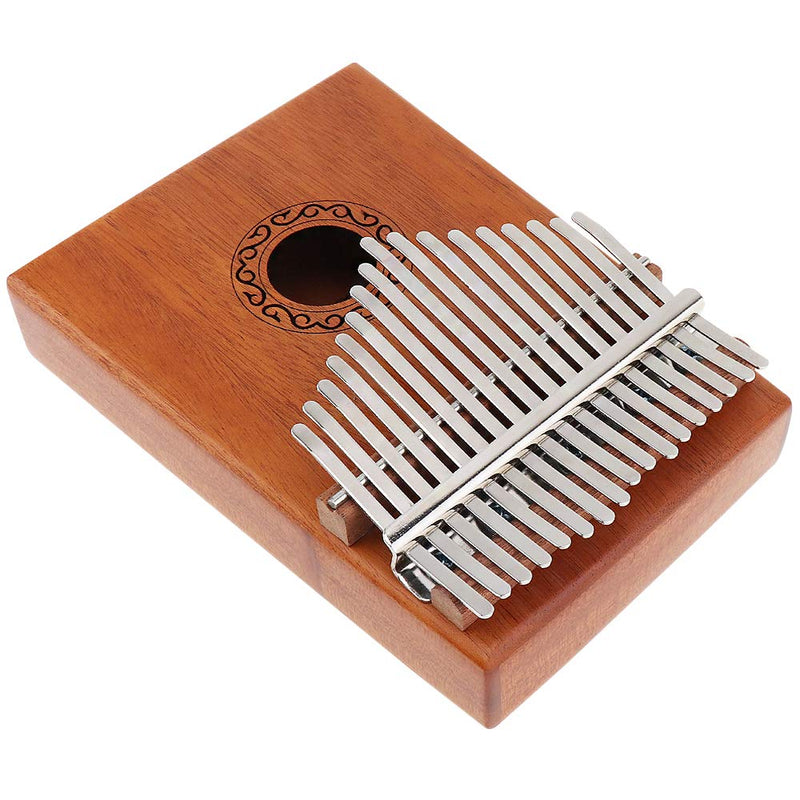 【Happy Shopping Day】OriGlam 17 Key Kalimba Mbira Thumb Piano, Finger Piano/Mbira 17 Tone Musical Toys with Engraved Notation, Hammer, Music Book for Music Lovers Beginners and Child
