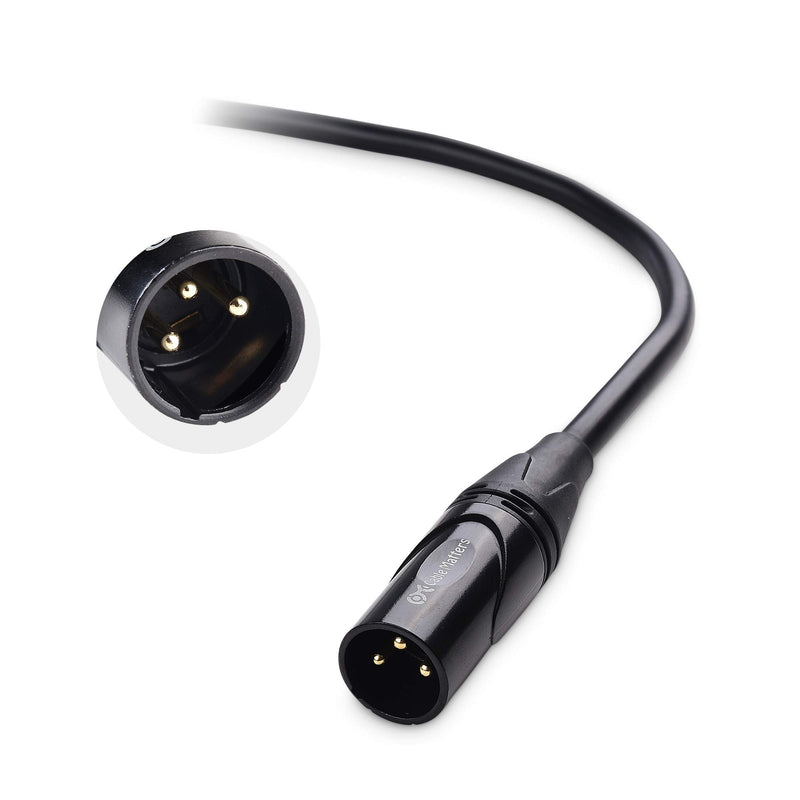 Cable Matters (1/8 Inch 3.5mm to XLR Cable 3 ft Male to Male (XLR to 3.5mm Cable, XLR to 1/8 Cable, 1/8 to XLR Cable) 3 Feet