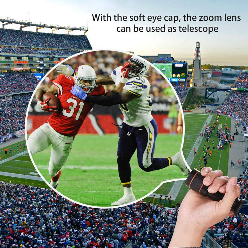[AUSTRALIA] - Cell Phone Camera Lens, SEVENKA 12X Telephoto Universal Clip On hd Lens Compatible with iPhone 12/11 Pro Max X XS Max XR/8/7/6/6s, Samsung, Android and Smartphone with Travel Case 