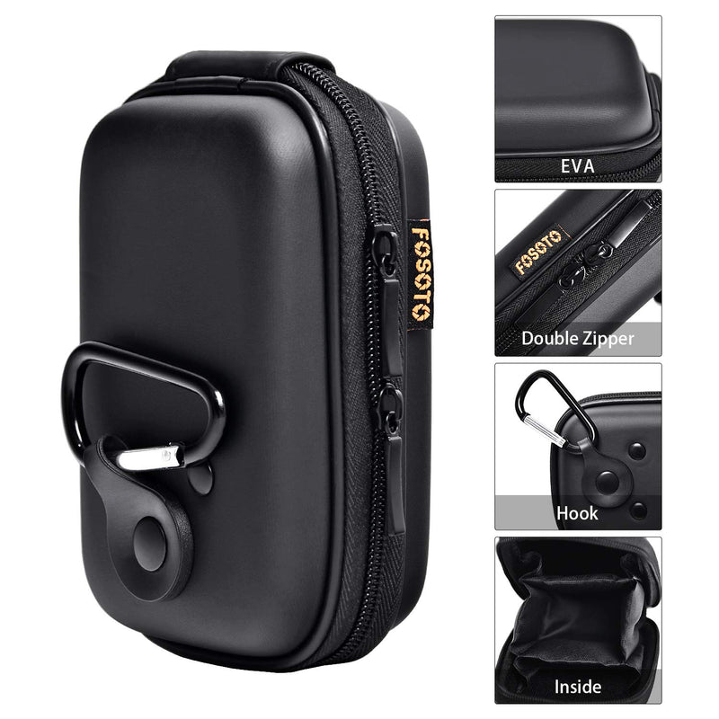 Shockproof Compact Digital Camera Case Bag Compatible for Sony W800 W830 WX500, Canon PowerShot SX620 HS G9 X, Nikon Coolpix A10 S6800, Panasonic Lumix DMC TZ8 ZS20 ZS7-by FOSOTO