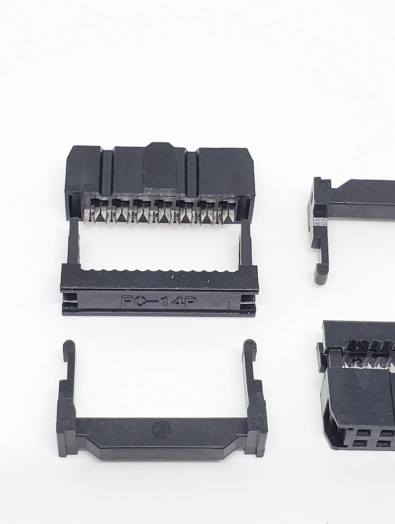 [AUSTRALIA] - Pc Accessories - ConnectorsPro 50-Pack 2X7 14P FC 2.54mm 0.1" Pitch Dual Row IDC Sockets for Flat Ribbon Cable, 14 Pins Female Connectors 