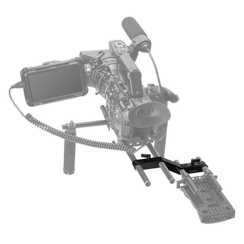 SMALLRIG Z-Shape Offset Raised Railblock for Shoulder Rig System Video Camera DSLR Camcorders - 1031