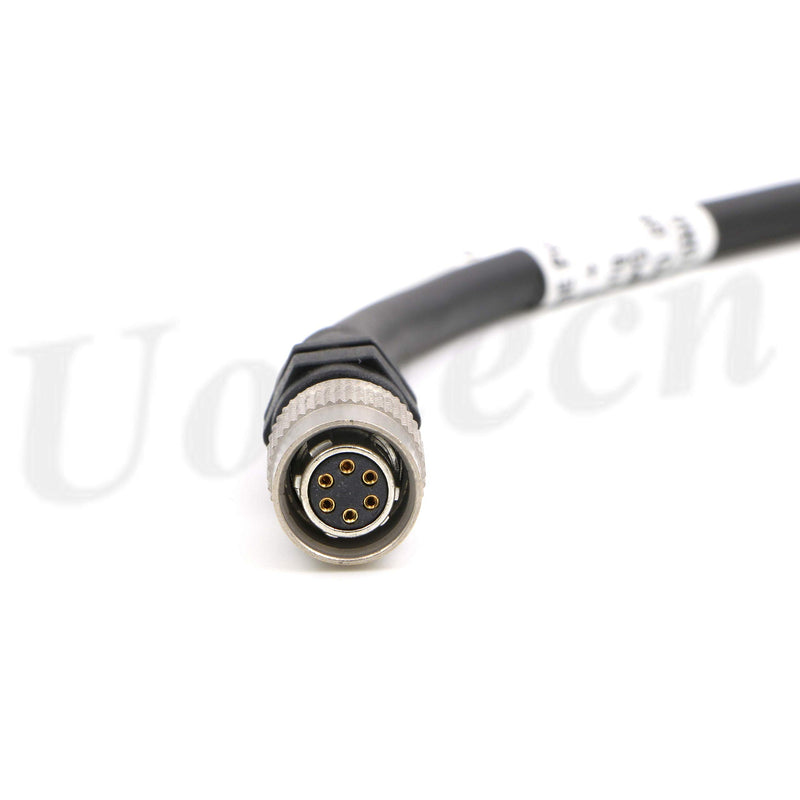 Industrial Camera Power Trigger IO Signal Cable 6 Pin Hirose Female Plug for Basler AVT GIGE Sony CCD Industrial Camera 1 Meter Injection Version 1 Meter