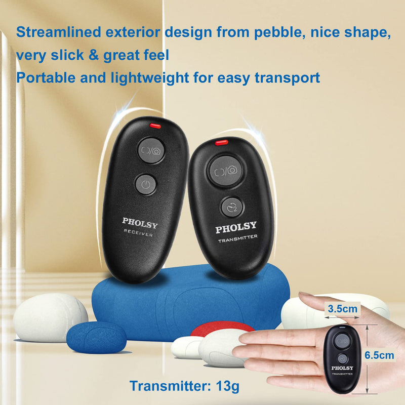 PHOLSY Camera Remote Shutter Release P6 Wireless Remote Control for Panasonic Lumix S5 S1 G95 G91 G90 FZ10002 G9 GH5 GH6 G85 G81 GX8 GX7 GH4 GH3 FZ2500 FZ2000 FZ1000 FZ300 FZ200 DMW-RSL1 RS2 P6 for Panasonic