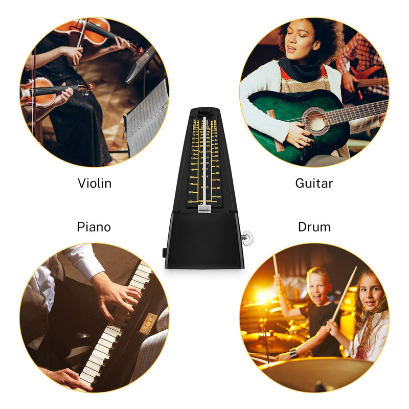 Donner DPM-1 Mechanical Metronome Black For Drum, Piano, Violin and Guitar