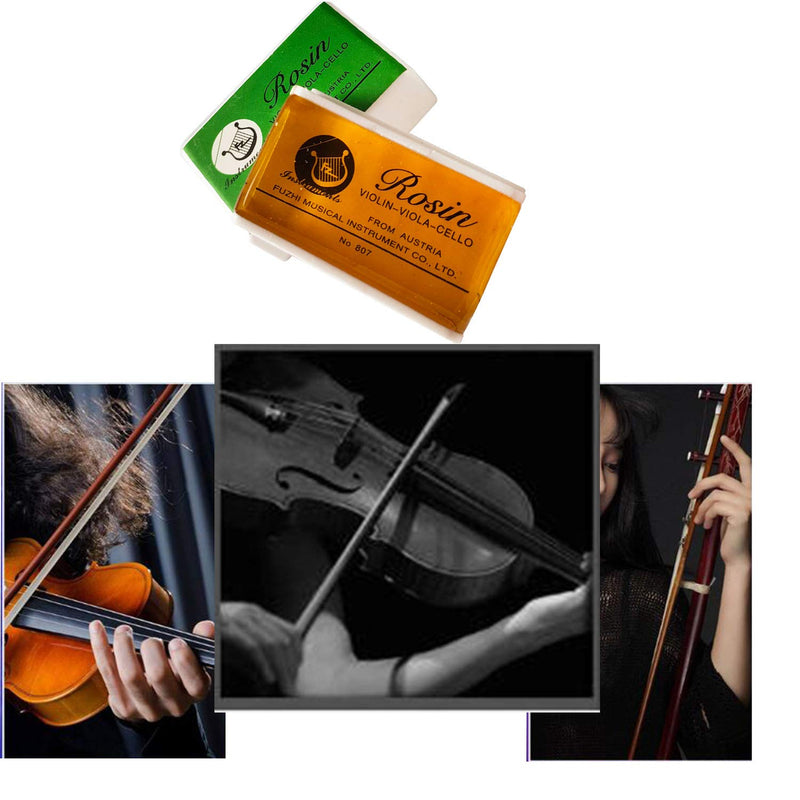 2 PCS Natural Rosin Violin Rosin,Fiddle, Kolophonium, Erhu String, Viola and Cello Rosin for Bows (yellow)
