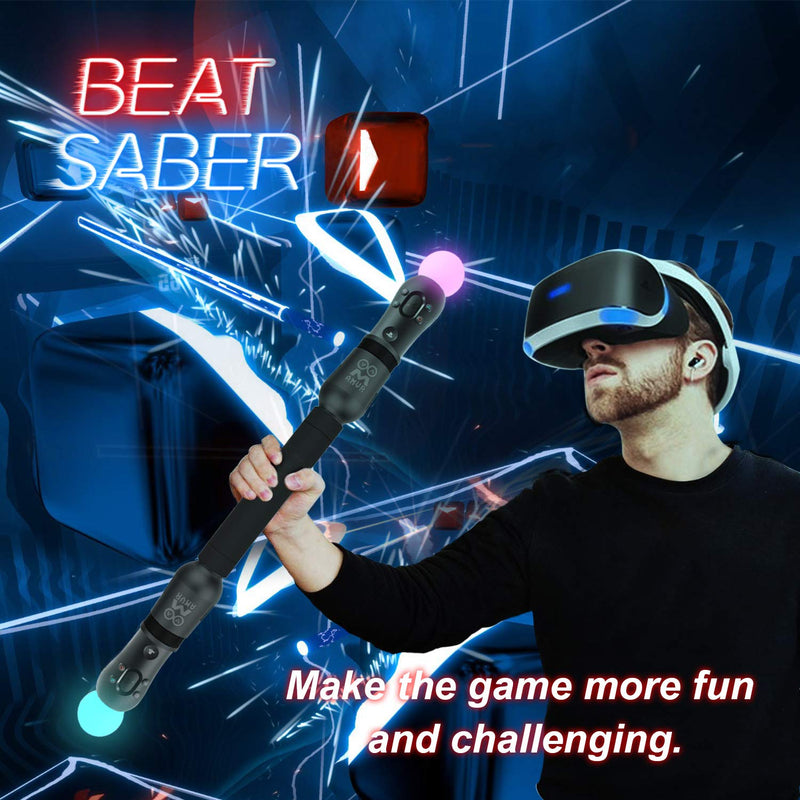 AMVR [Pro Version] Long Stick Handle Extension Grips Stand for PlayStation VR Controllers Playing Beat Saber Games
