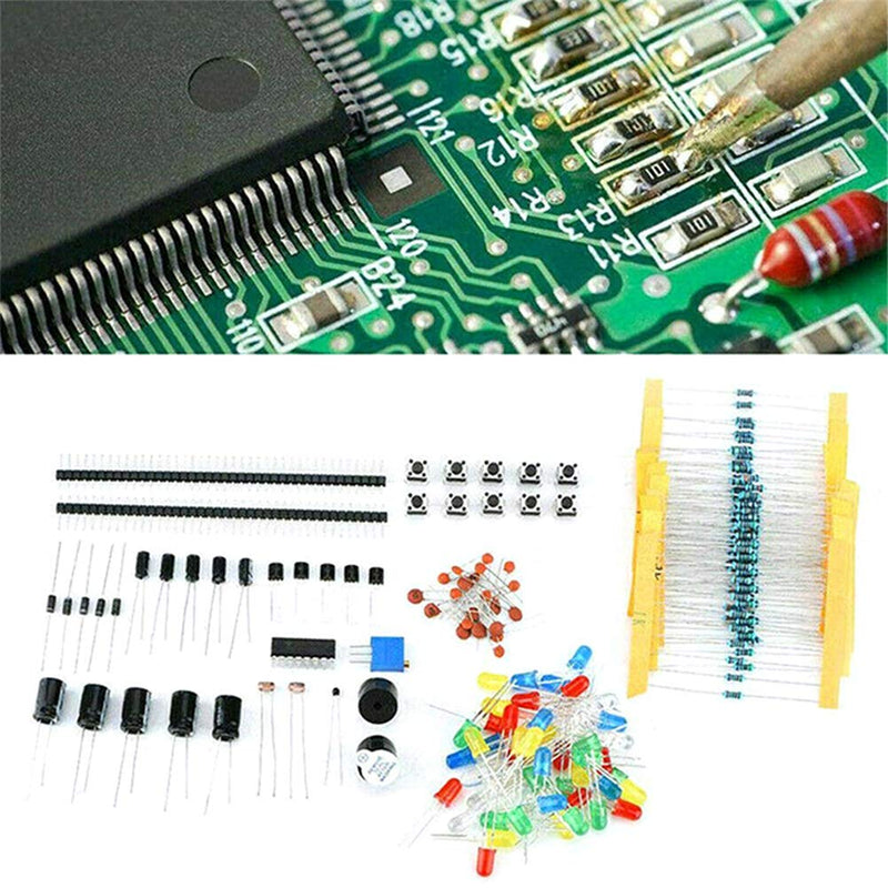 Molence DIY Electronics Components Kit Assortment, Resistors 1818PCS, LED, Triode, Capacitors, Diodes, PCB, Potentiometer, Variable Resistance, Stabilivolt for Arduino UNO MEGA2560 Raspberry Pi MCU
