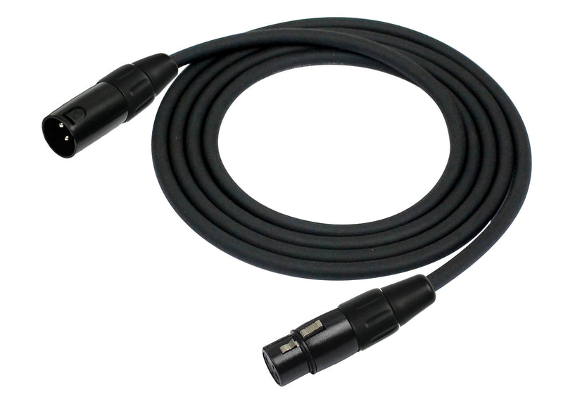 [AUSTRALIA] - KIRLIN Cable MPC Microphone Cable, XLR, BLACK, 6FT (MPC-270PB-06/BK) 