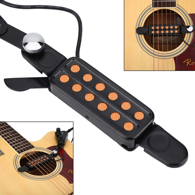 Demeras Electric 12-hole Magnetic Soundhole Acoustic Transducer for Acoustic Guitar Volume Adjuster