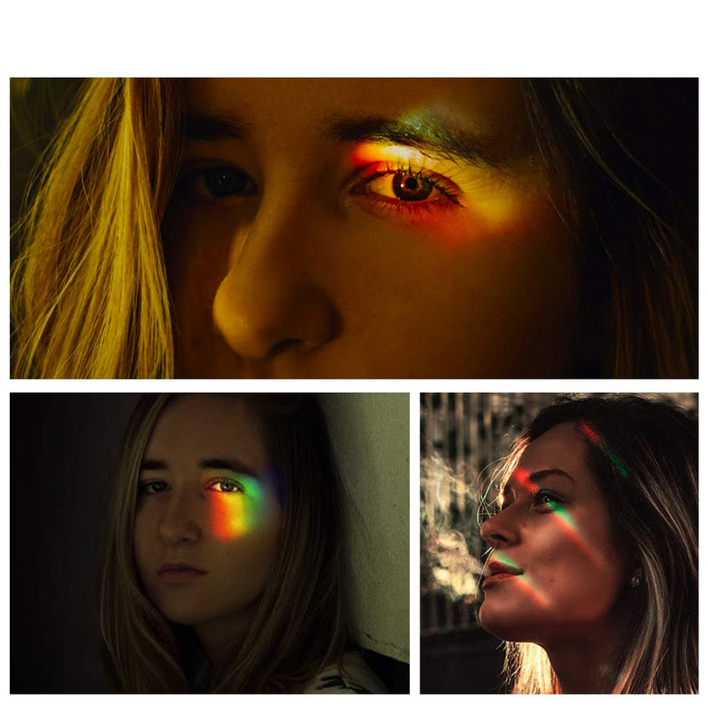 [AUSTRALIA] - Selens Photo Photography Triangular Prism with Female 1/4 Inch, Professional Optical Glass Create Light Rainbow Effect for Camera Lens, for Photographer 